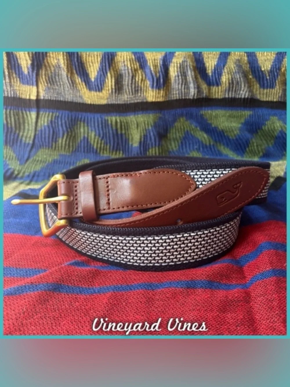 Vineyard Vines Micro Whale Belt